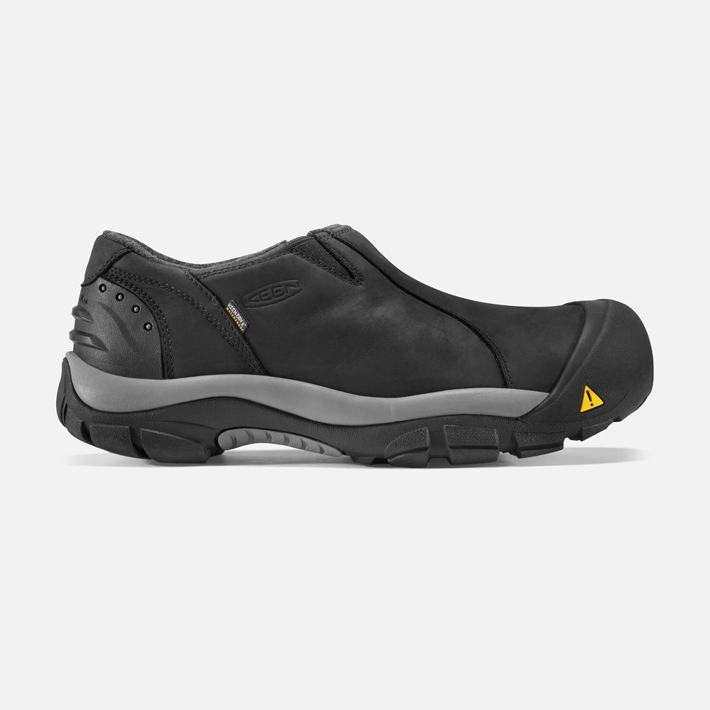 Slip-On Keen Homme Noir | Brixen Waterproof Basse | GPBAH-7893